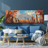 Painting by Numbers Panorama Temple Ruins on Mountain I